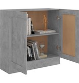 VidaXL Boekenkast 82,5x30,5x80 cm bewerkt hout betongrijs