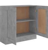VidaXL Boekenkast 82,5x30,5x80 cm bewerkt hout betongrijs