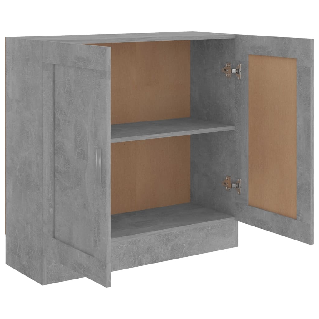 VidaXL Boekenkast 82,5x30,5x80 cm bewerkt hout betongrijs