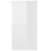 VidaXL Bureau 80x40x75 cm bewerkt hout hoogglans wit