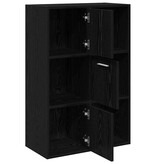 VidaXL Opbergkast 60x29,5x90 cm bewerkt hout zwart