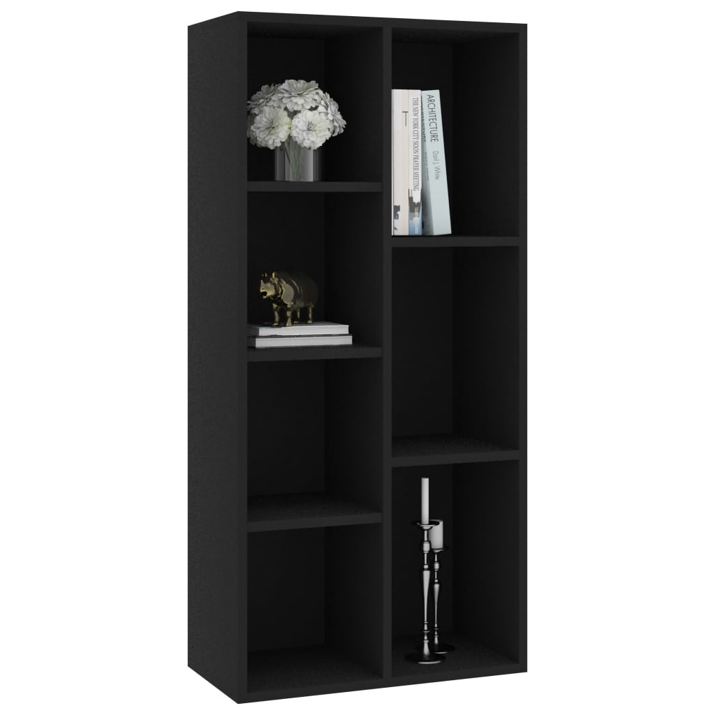VidaXL Boekenkast 50x25x106 cm bewerkt hout zwart