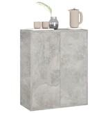 VidaXL Dressoir 60x30x75 cm bewerkt hout betongrijs