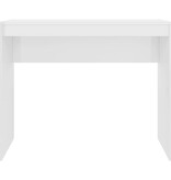 VidaXL Bureau 90x40x72 cm bewerkt hout hoogglans wit