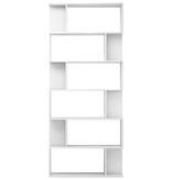 VidaXL Boekenkast/kamerscherm 80x24x192 cm hoogglans wit