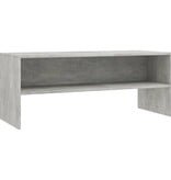 VidaXL Tv-meubel 100x40x40 cm bewerkt hout betongrijs