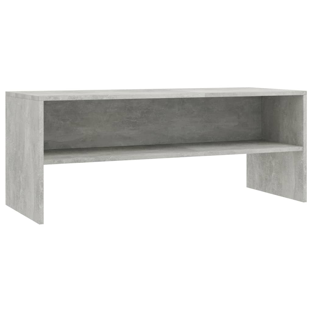 VidaXL Tv-meubel 100x40x40 cm bewerkt hout betongrijs