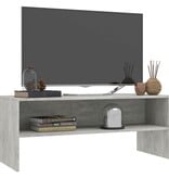 VidaXL Tv-meubel 100x40x40 cm bewerkt hout betongrijs