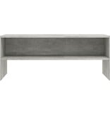 VidaXL Tv-meubel 100x40x40 cm bewerkt hout betongrijs