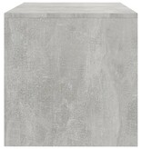 VidaXL Tv-meubel 100x40x40 cm bewerkt hout betongrijs