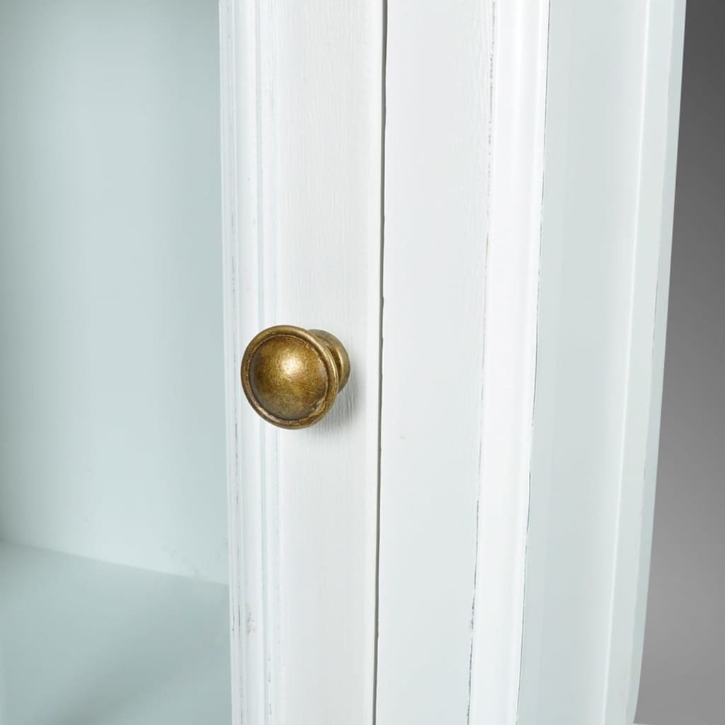 VidaXL Boekenkast met 3 schappen hout wit