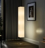 VidaXL Vloerlamp met stalen standaard 170 cm beige