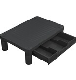 VidaXL Monitorstandaard 43x30,5x13 cm zwart