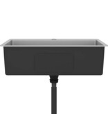 VidaXL Gootsteen handgemaakt roestvrij staal