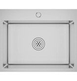 VidaXL Gootsteen handgemaakt roestvrij staal