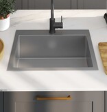 VidaXL Gootsteen handgemaakt roestvrij staal