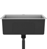 VidaXL Gootsteen handgemaakt roestvrij staal