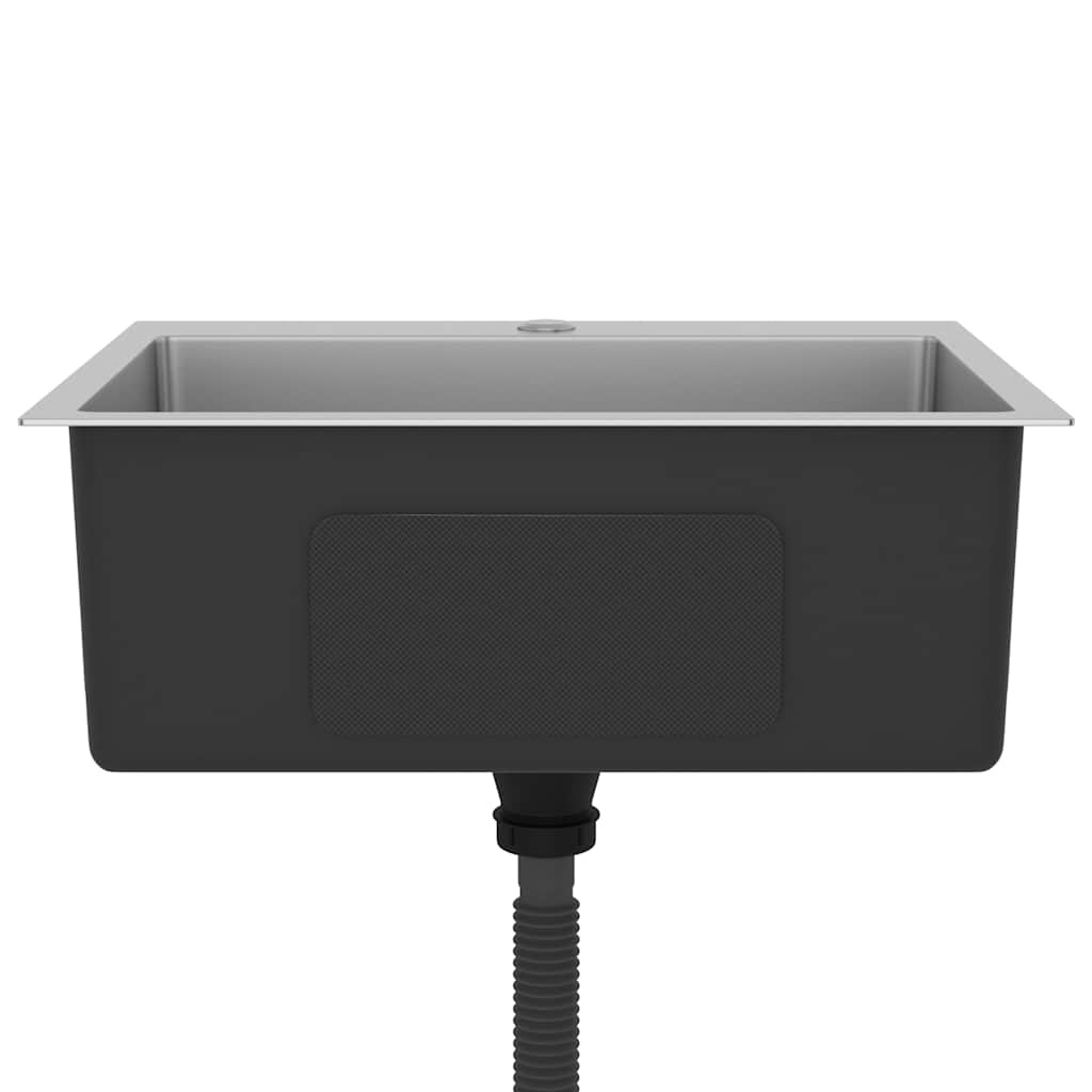 VidaXL Gootsteen handgemaakt roestvrij staal