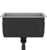 VidaXL Gootsteen handgemaakt roestvrij staal