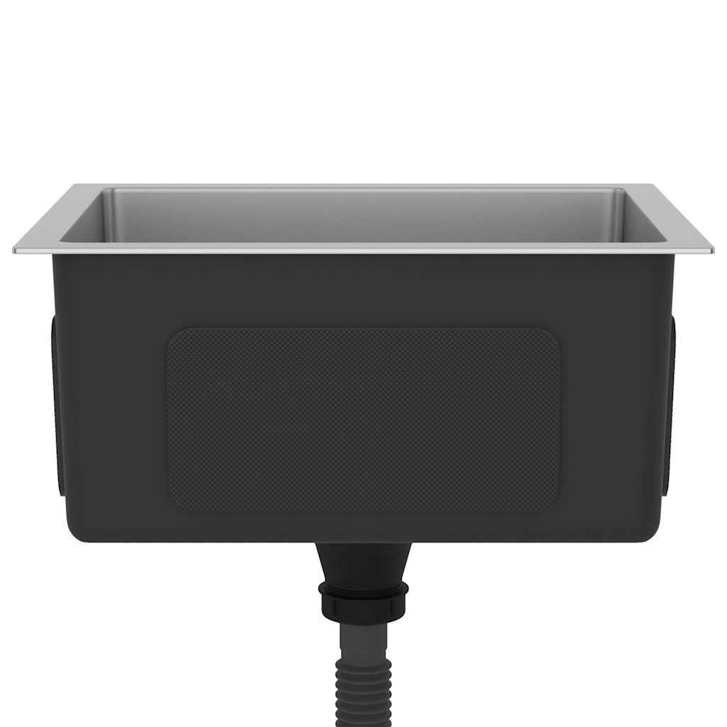 VidaXL Gootsteen handgemaakt roestvrij staal