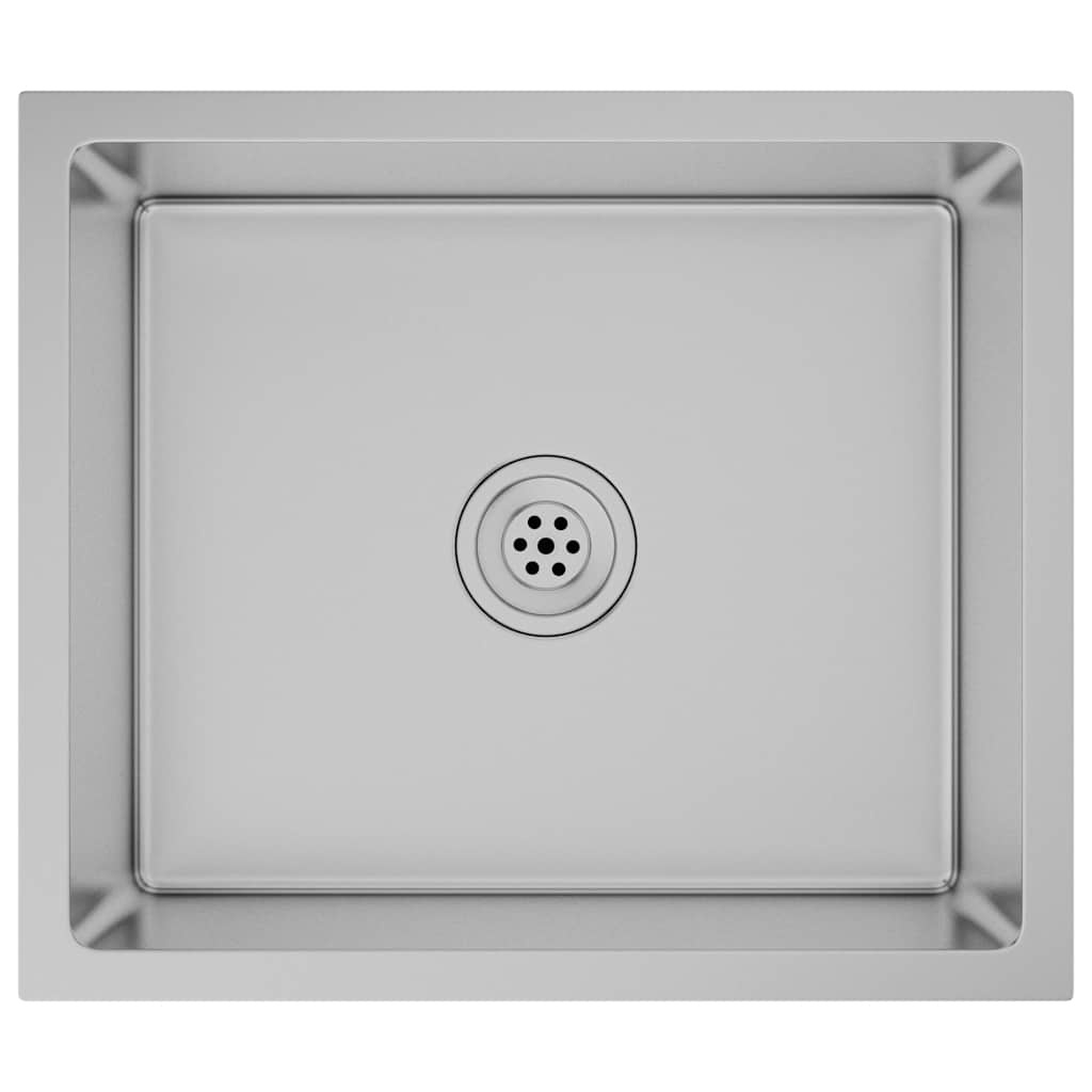 VidaXL Gootsteen handgemaakt roestvrij staal