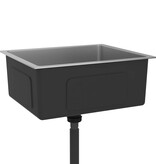 VidaXL Gootsteen handgemaakt roestvrij staal