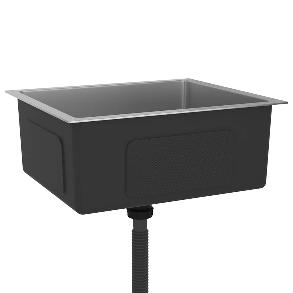 VidaXL Gootsteen handgemaakt roestvrij staal