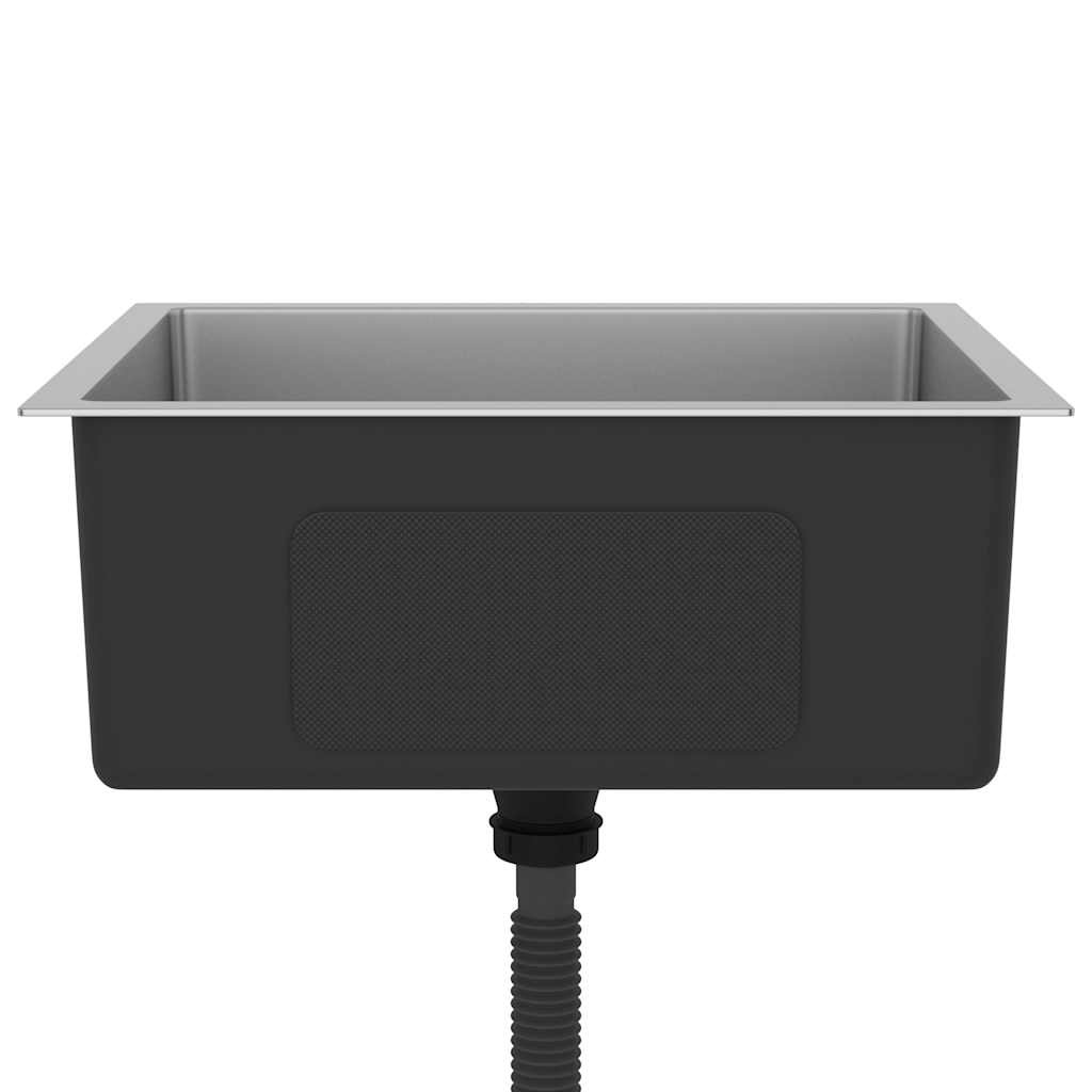 VidaXL Gootsteen handgemaakt roestvrij staal