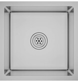 VidaXL Gootsteen handgemaakt roestvrij staal