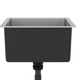 VidaXL Gootsteen handgemaakt roestvrij staal