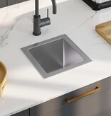 VidaXL Gootsteen handgemaakt roestvrij staal