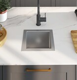 VidaXL Gootsteen handgemaakt roestvrij staal