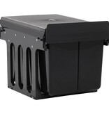 VidaXL Inbouwprullenbak uittrekbaar soft-close 48 L