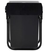 VidaXL Inbouwprullenbak uittrekbaar soft-close 20 L