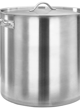 VidaXL Kookpan 71 L 45x45 cm roestvrij staal