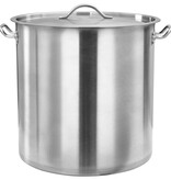 VidaXL Kookpan 71 L 45x45 cm roestvrij staal