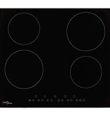 VidaXL Keramische kookplaat met 4 kookzones aanraakbediening 6000 W