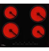 VidaXL Keramische kookplaat met 4 kookzones aanraakbediening 6000 W