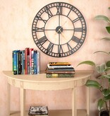 VidaXL Wandklok vintage-stijl met quartz-mechanisme XXL 60 cm metaal