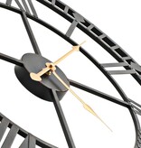 VidaXL Wandklok vintage-stijl met quartz-mechanisme XXL 60 cm metaal