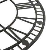 VidaXL Wandklok vintage-stijl met quartz-mechanisme XXL 60 cm metaal