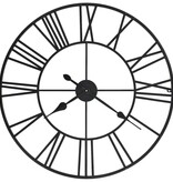 VidaXL Wandklok vintage-stijl met quartz-mechanisme XXL 80 cm metaal