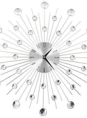 VidaXL Wandklok met quartz-mechanisme 50 cm modern ontwerp