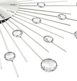 VidaXL Wandklok met quartz-mechanisme 50 cm modern ontwerp