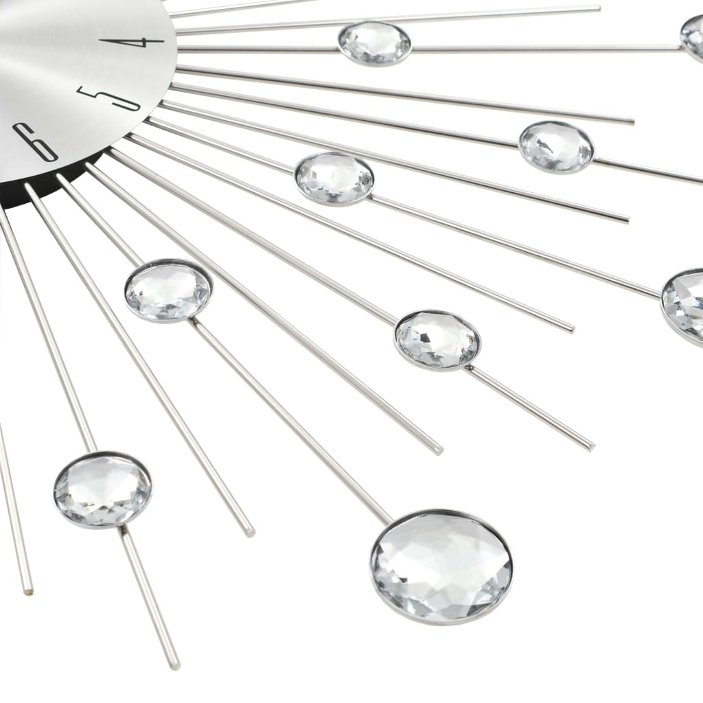 VidaXL Wandklok met quartz-mechanisme 50 cm modern ontwerp