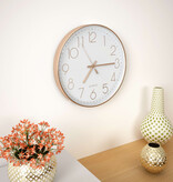 VidaXL Wandklok 30 cm roségoud