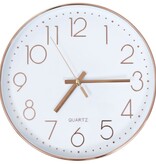VidaXL Wandklok 30 cm roségoud