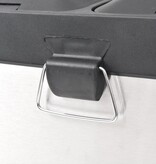 VidaXL Pedaalemmer voor recycling 36 L roestvrij staal