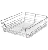 VidaXL Draadmanden uittrekbaar 2 st 500 mm zilverkleurig