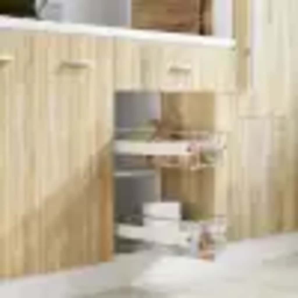 VidaXL Draadmanden uittrekbaar 2 st 400 mm zilverkleurig